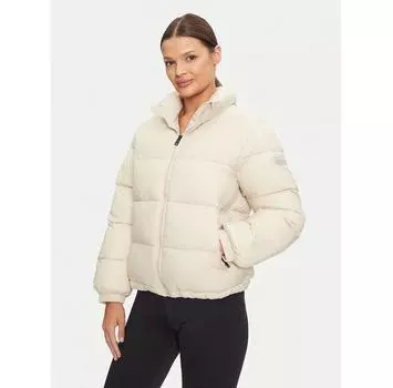 Пуховик Napapijri A-Box Logo NP0A4HZ1 бежевый Loose Fit L