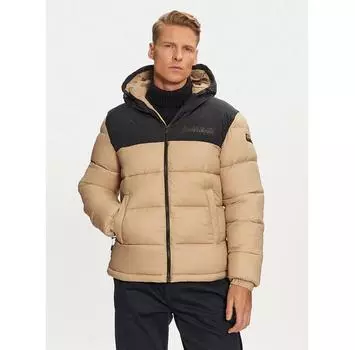Пуховик Napapijri A-Hornelen NP0A4GLL бежевый Regular Fit S