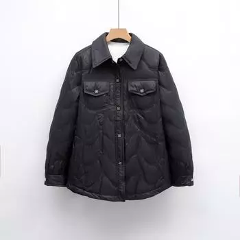 Пуховик New National Standard 90 Пуховик Пуховик женский осенне-зимний модный новый пальто выглядит тонким M розовый