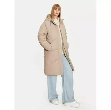Пуховик Noisy May Tenna 27030498 бежевый Regular Fit XS