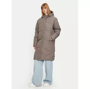 Пуховик Noisy May Tenna 27030498 серый Regular Fit L