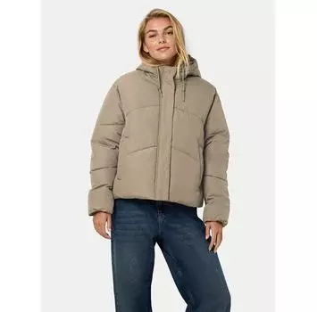 Пуховик Noisy May Tenna 27030499 бежевый Regular Fit L
