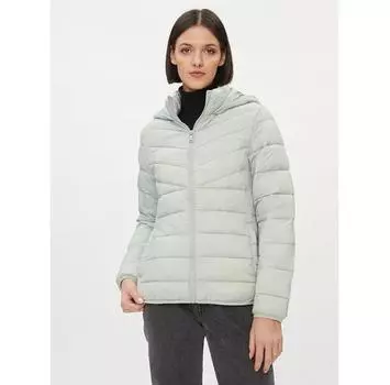 Пуховик ONLY 15301325 зеленый Regular Fit L