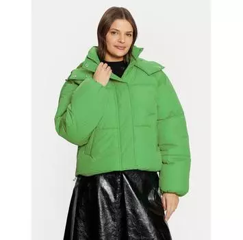 Пуховик ONLY Hope 15322013 зеленый Regular Fit M