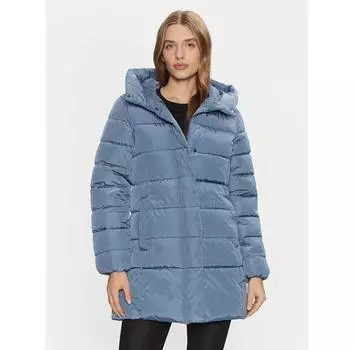 Пуховик ONLY Lina 15304782 синий Regular Fit S
