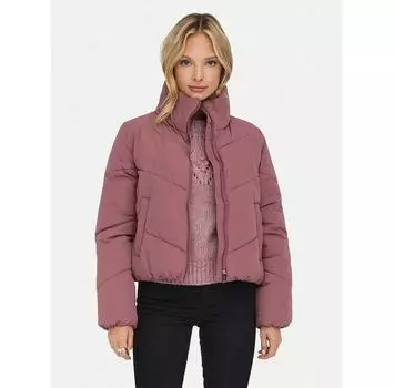 Пуховик ONLY Maggi 15308639 розовый Regular Fit L