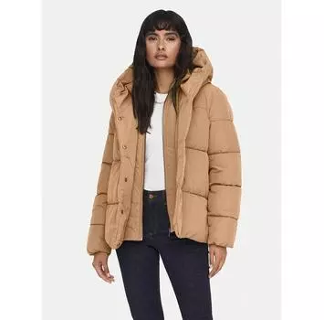 Пуховик ONLY New Sydney 15295421 бежевый Regular Fit XS