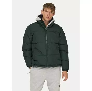 Пуховик Only & Sons 22025205 зеленый Regular Fit M