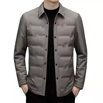 Пуховик осенний новый мужской молодежный лацкан модный пуховик холодный и теплый пуховик M
