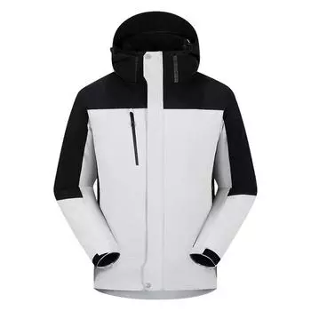 Пуховик Пара Три в одном Зимняя Новая Белая Утиная Пуховая Куртка 85 Пух Соответствующая Цветам Теплая Пуховая Куртка Куртка S