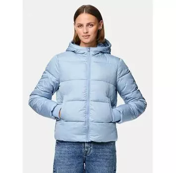 Пуховик Pieces 17115626 синий Regular Fit XS
