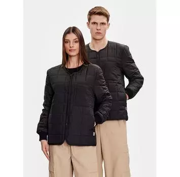 Пуховик Rains 18170 черный Casual Fit M