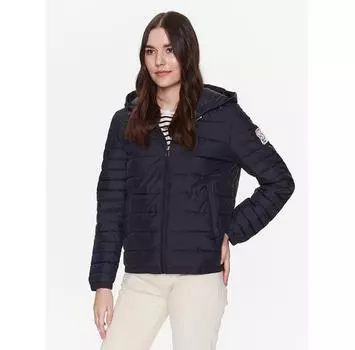 Пуховик s.Oliver 2124637 синий Regular Fit EU 36