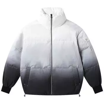 Пуховик с постепенным изменением цвета, мужская осенне-зимняя тенденция, холодная и теплая одежда для хлеба, модная для пар, универсальная куртка, мужская одежда M