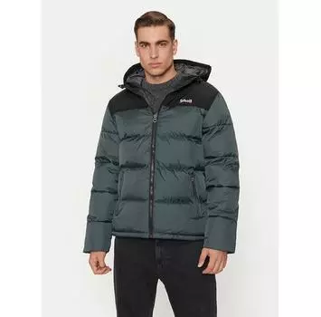 Пуховик SCHOTT N.Y.C. UTAH2 зеленый Regular Fit L