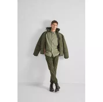 Пуховик Selected Homme 16089957 зеленый Regular Fit S