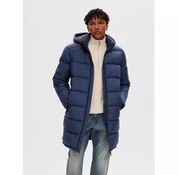Пуховик Selected Homme 16089959 синий Regular Fit S