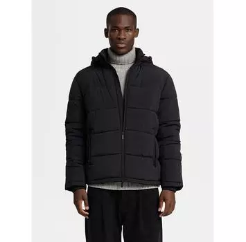 Пуховик Selected Homme Cooper 16089957 черный Regular Fit L