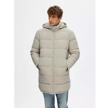 Пуховик Selected Homme Cooper 16089959 бежевый Regular Fit S