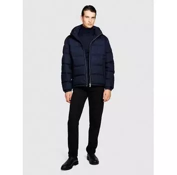 Пуховик Sisley 23VFSN02J синий Regular Fit M