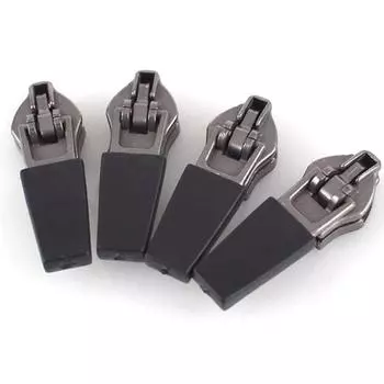 Пуховик Сумка своими руками для невидимых нейлоновых молний Ремесло Вытяжное кольцо Слайдер Головка Швейные принадлежности Молния number 3 чёрный