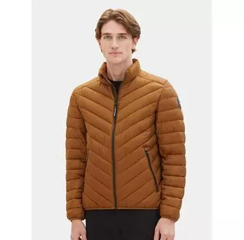 Пуховик Tom Tailor 1036073 коричневый Regular Fit XL