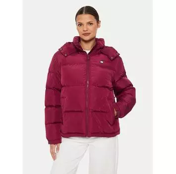 Пуховик Tommy Jeans Alaska DW0DW18610 бордовый Regular Fit XL