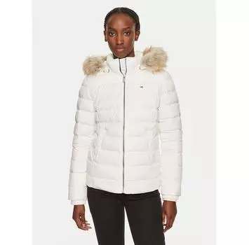 Пуховик Tommy Jeans Basic DW0DW18312 белый Slim Fit L