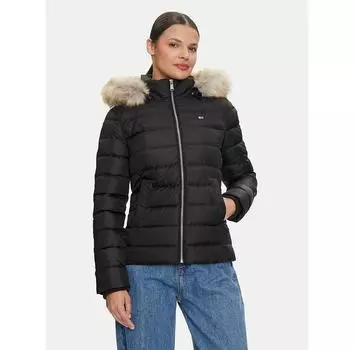 Пуховик Tommy Jeans Basic DW0DW18312 черный Slim Fit S