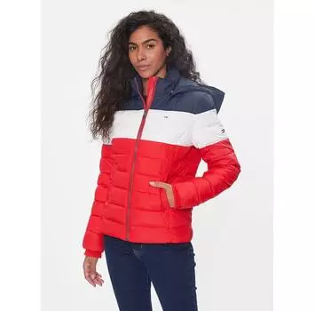 Пуховик Tommy Jeans Colorblock DW0DW17257 Slim Fit XS