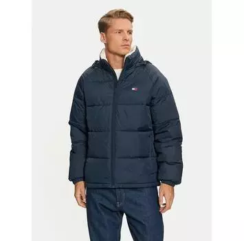 Пуховик Tommy Jeans DM0DM20003 синий Relaxed Fit L