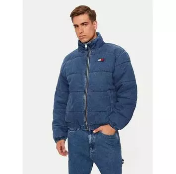 Пуховик Tommy Jeans DM0DM20438 синий Regular Fit XL