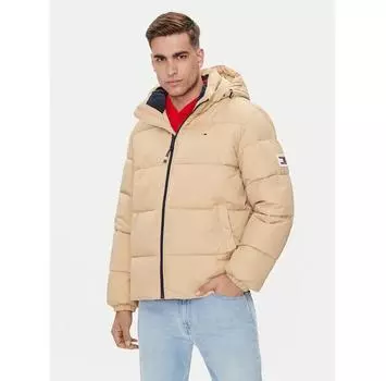 Пуховик Tommy Jeans Essential DM0DM18487 бежевый Regular Fit XL