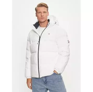 Пуховик Tommy Jeans Essential DM0DM19786 белый Regular Fit XL
