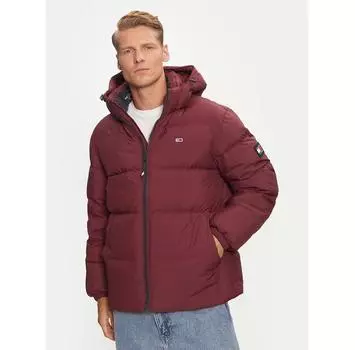 Пуховик Tommy Jeans Essential DM0DM19786 красный Regular Fit XL