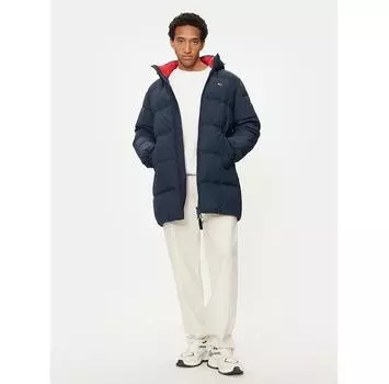 Пуховик Tommy Jeans Essential DM0DM20466 синий Regular Fit S