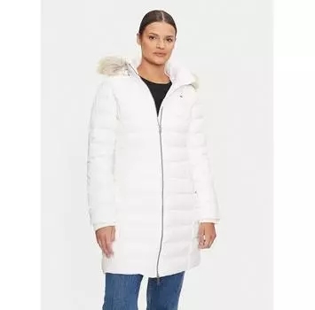 Пуховик Tommy Jeans Essential DW0DW18864 белый Slim Fit L