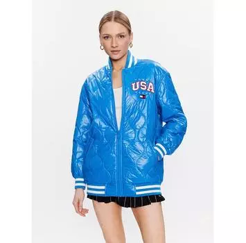 Пуховик Tommy Jeans Kurtka bomber DW0DW15335 синий Oversize L