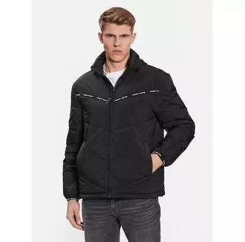 Пуховик Tommy Jeans Tape Detail DM0DM16578 черный Regular Fit M