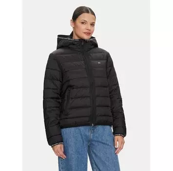 Пуховик Tommy Jeans Tape DW0DW18308 черный Regular Fit XXS