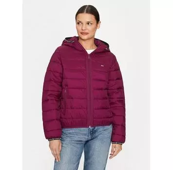 Пуховик Tommy Jeans Tape DW0DW18308 красный Regular Fit XS