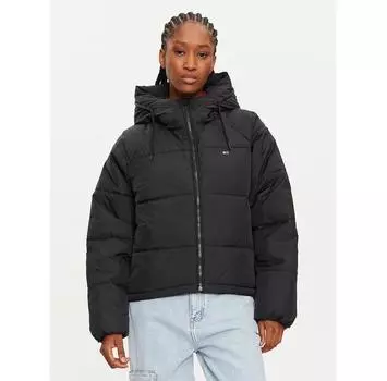 Пуховик Tommy Jeans Vail DW0DW18841 черный Regular Fit XS