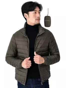 Пуховик Ультралегкий пуховик Легкий ветрозащитный, защита от холода, легкий пух 16 забавных узоров на выбор BB43 [Bvaeocl] Мужская (3XL, (Воротник)