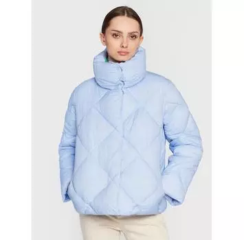 Пуховик United Colors Of Benetton 25WUDN016 голубой Regular Fit EU 44