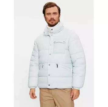 Пуховик United Colors Of Benetton 2NIWUN040 голубой Regular Fit M