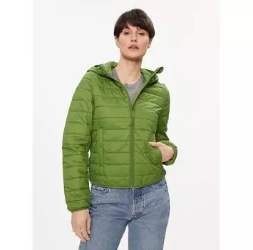 Пуховик United Colors Of Benetton 2TWDDN024 зеленый Regular Fit XS