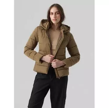 Пуховик Vero Moda 10289837 хаки Regular Fit M
