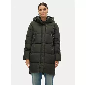 Пуховик Vero Moda Nova 10311653 серый Regular Fit L