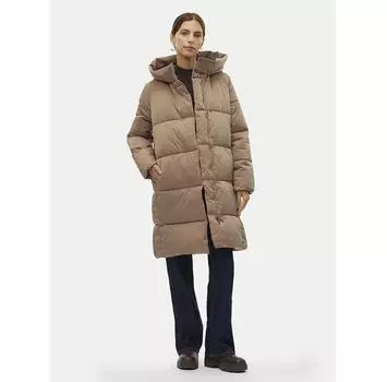 Пуховик Vero Moda Stella 10300030 бежевый Loose Fit XS