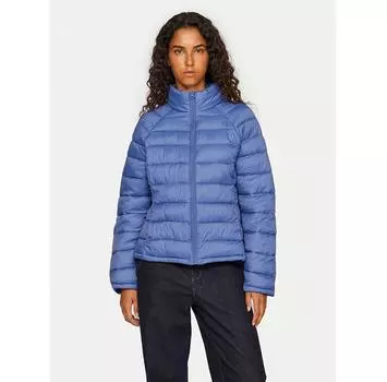 Пуховик Vila Sibira 14094318 синий Regular Fit EU 40
